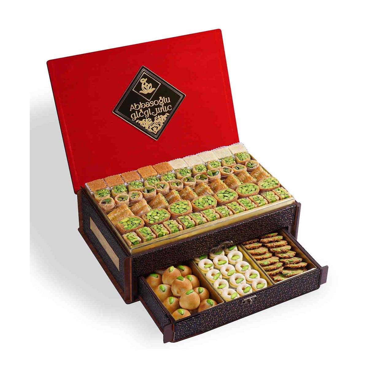 Master_0002_طابقين ملكي عسل(1) İki Katlı Extra Baklava ve Korabiye 1750 gr - Görsel 1