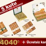 5 Kutu Baklava ve Maamoul – Karışık Tatlı Seti