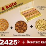 4 Kutu Baklava ve Maamoul – Karışık Tatlı Seti