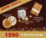 Maamoul ve Kurabiye ve Ekstra Kakuleli Kahve